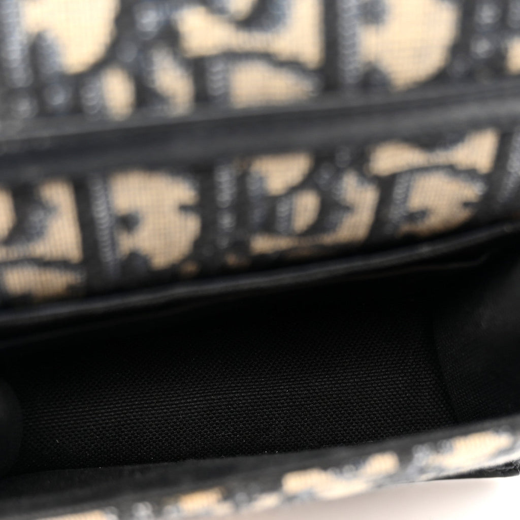 Christian Dior Oblique Nano 30 Montaigne Pouch Blue