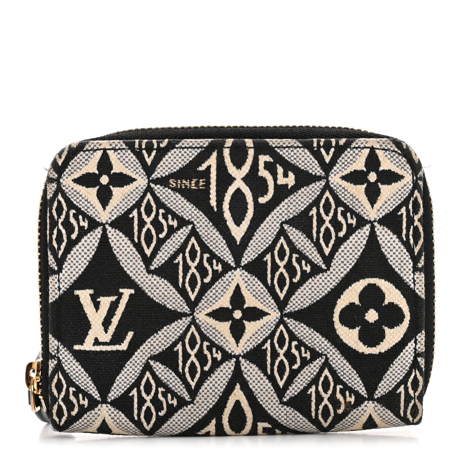 Louis Vuitton Jacquard Since 1854 Zippy Coin Purse Grey