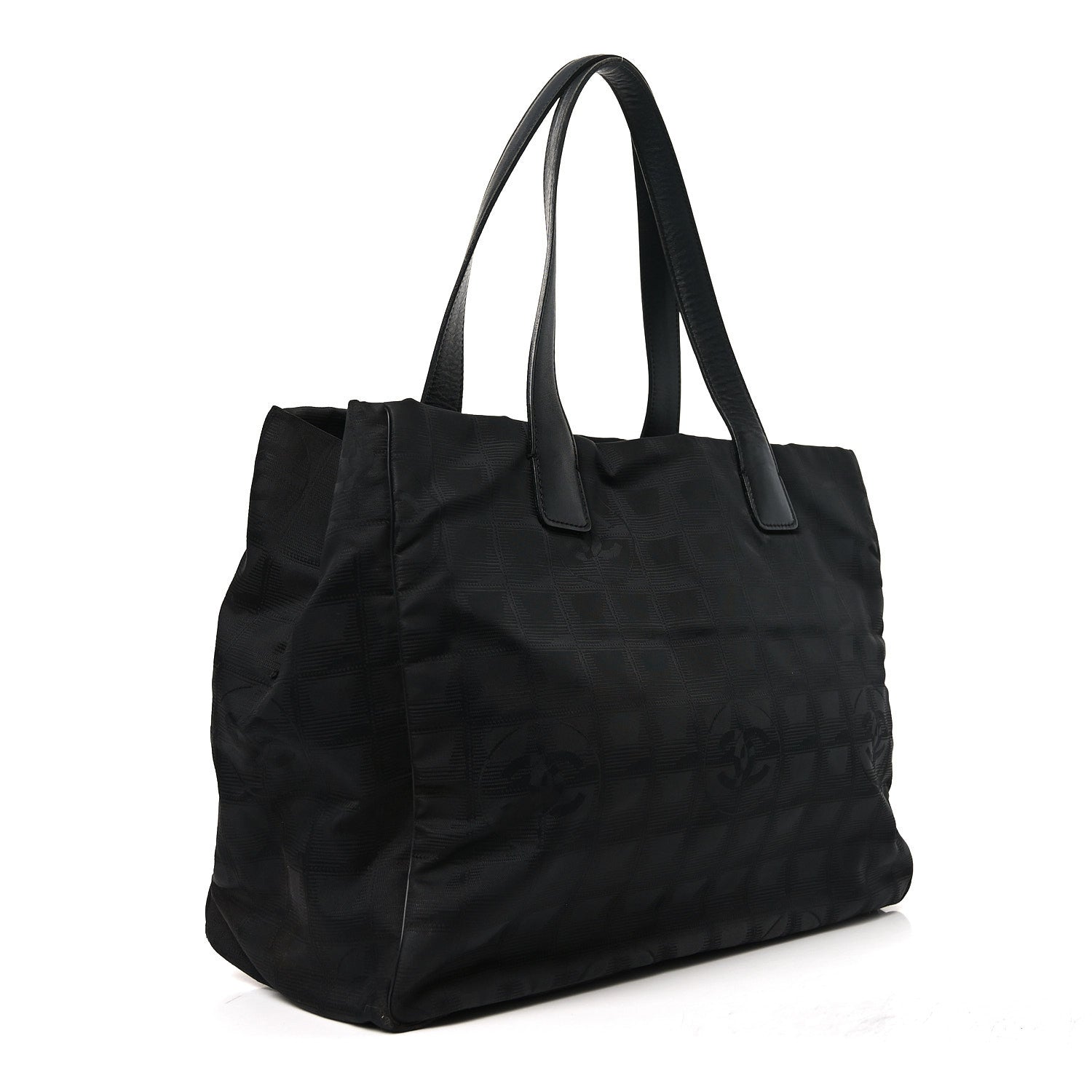 Chanel Nylon Large Travel Tote Black