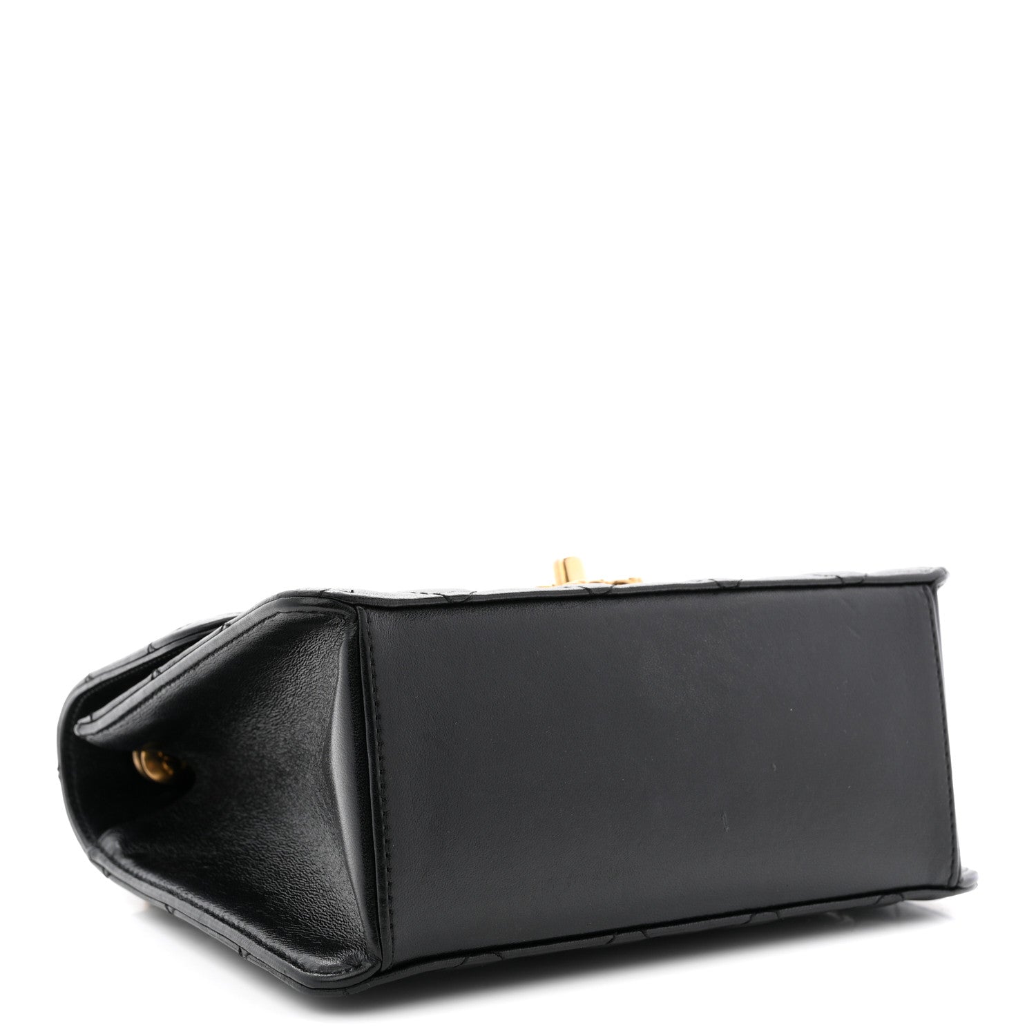 Chanel Lambskin Quilted CC Logo Mini Flap Black
