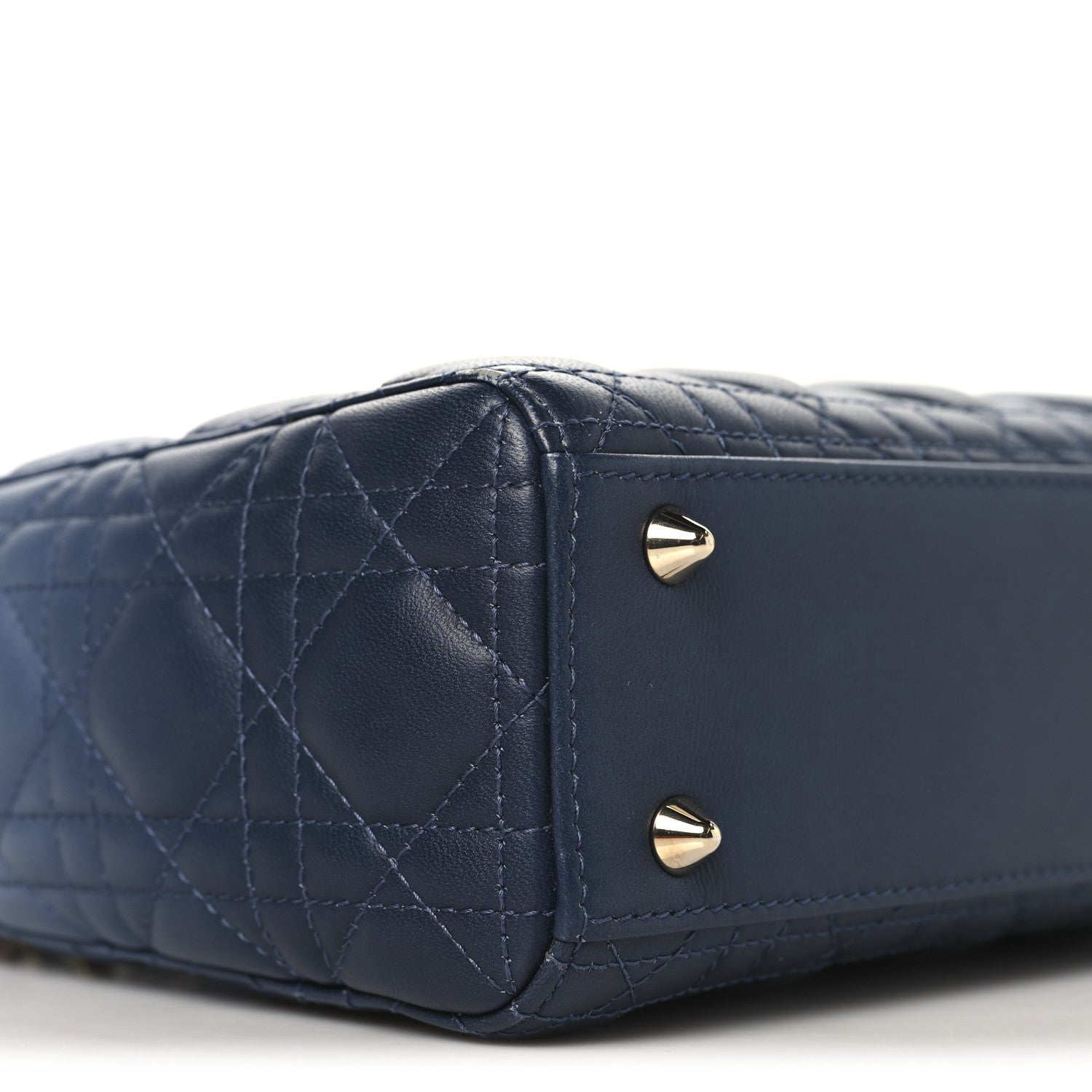 Christian Dior Lambskin Cannage Gradient Small My ABCDior Lady Dior Indigo Blue