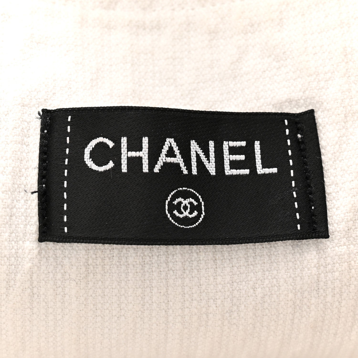 Chanel Terry Cotton CC Beach Tote Towel Set Black White