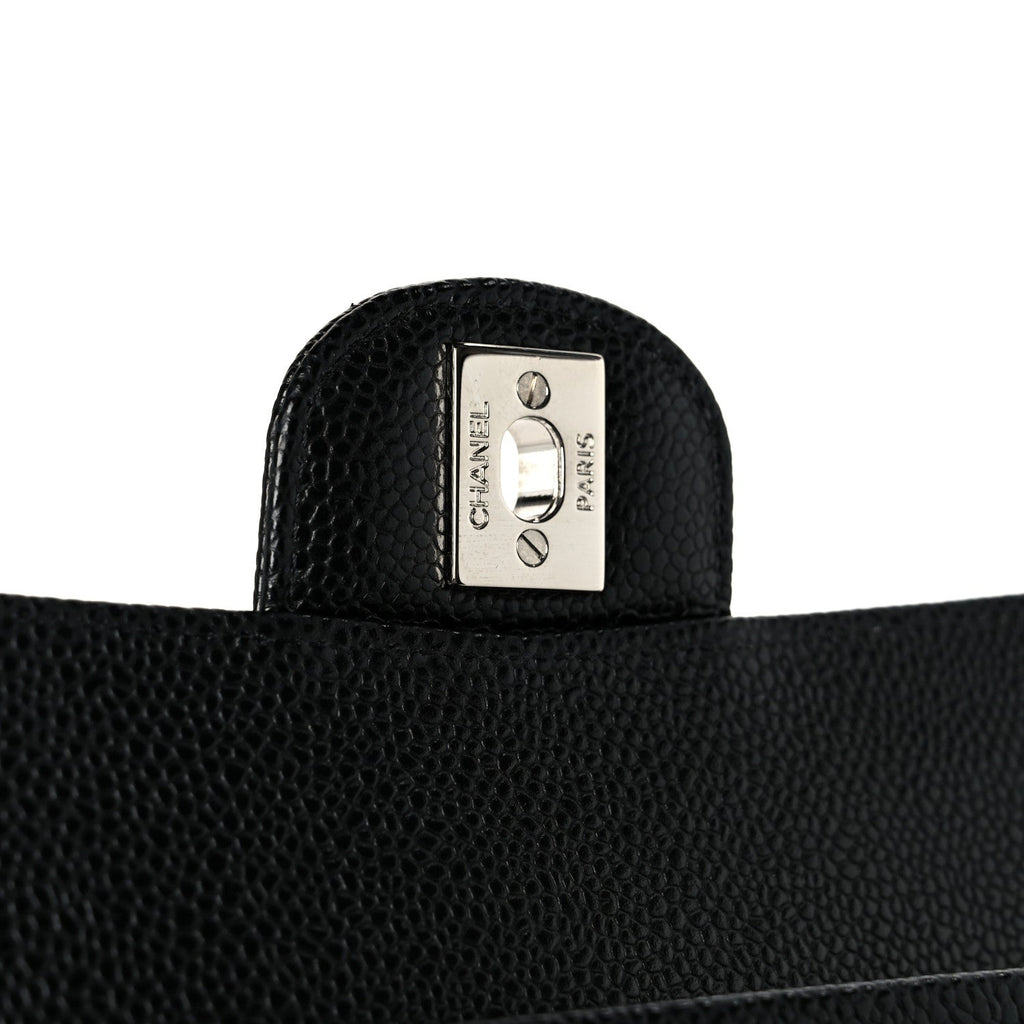 Chanel Caviar Quilted Medium Double Flap Black