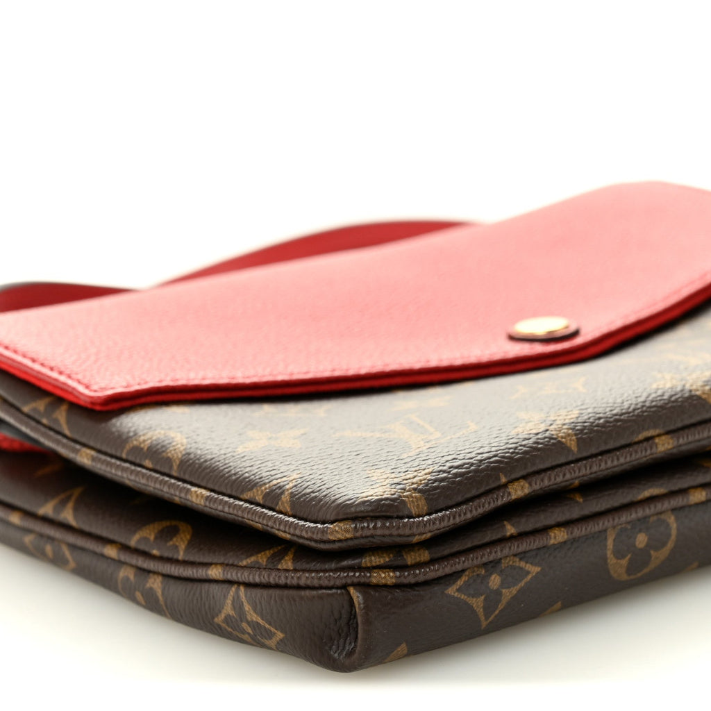 Louis Vuitton Monogram Twice Pochette Cherry