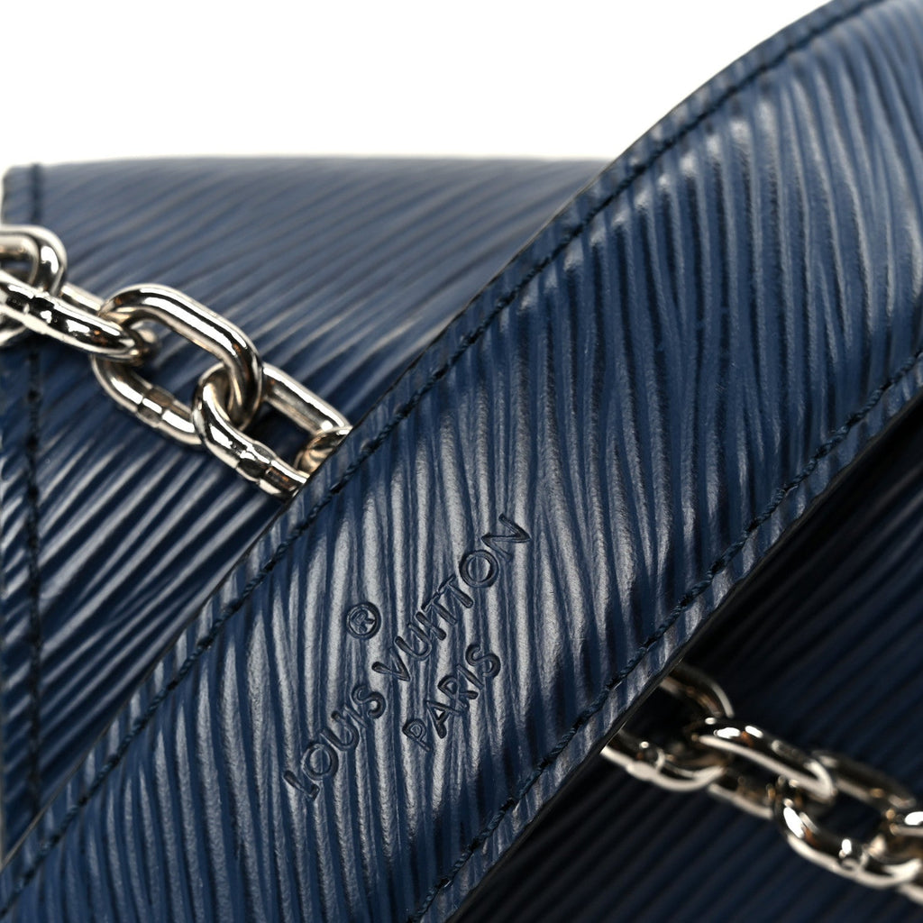 Louis Vuitton Epi Twist Shoulder Bag MM Navy