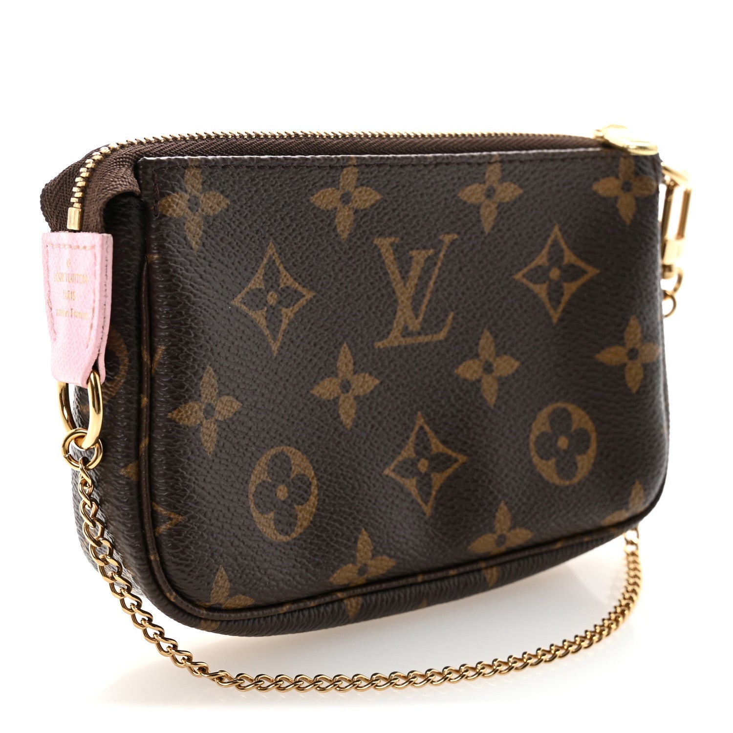 Louis Vuitton Monogram 2021 Christmas Animation Japanese Garden Mini Pochette Accessories Wisteria Pink