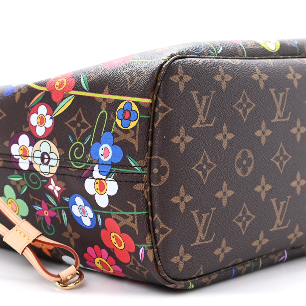 Louis Vuitton LV X TM Monogram Flowers Neverfull MM