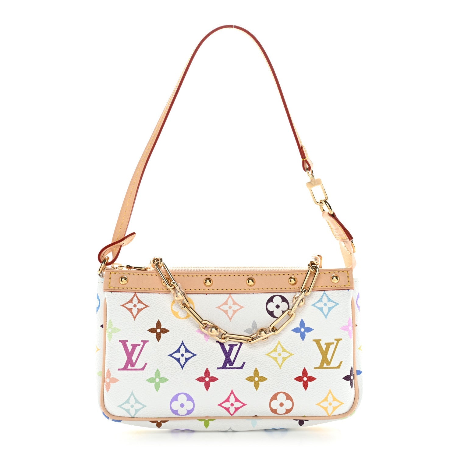 Louis Vuitton LV X TM Monogram Multicolor Pochette Accessories White