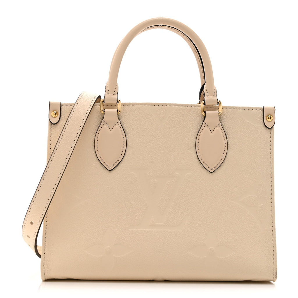 Louis Vuitton Empreinte Monogram Giant Onthego PM Cream Beige