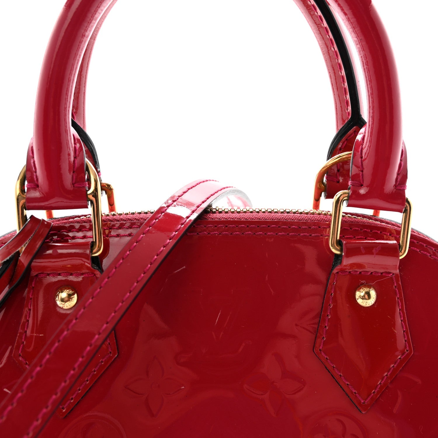 Louis Vuitton Vernis Alma BB Rose Indien