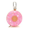 Louis Vuitton LV Donut Bag Charm Key Holder Pink