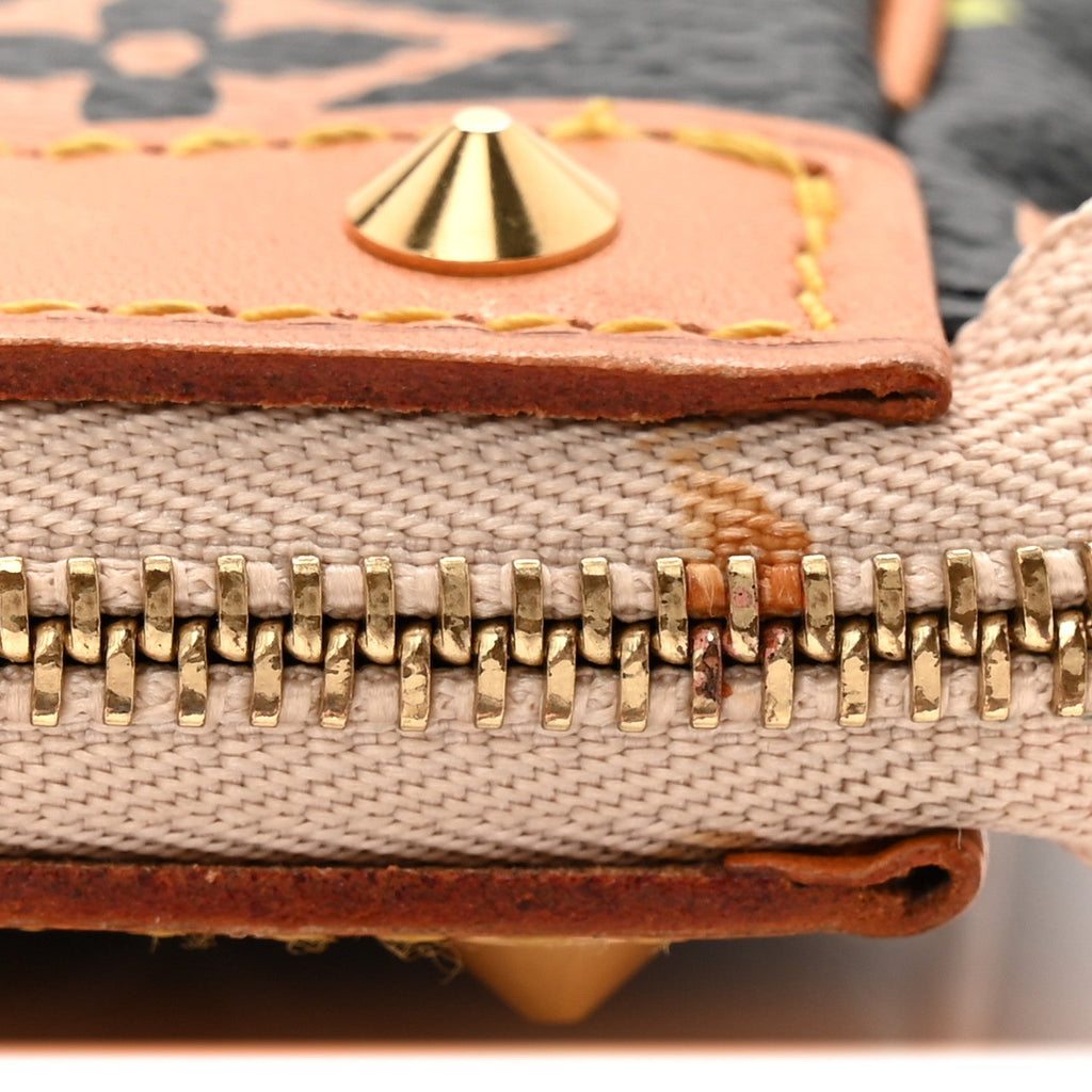 Louis Vuitton Monogram Multicolor Pochette Accessories Black