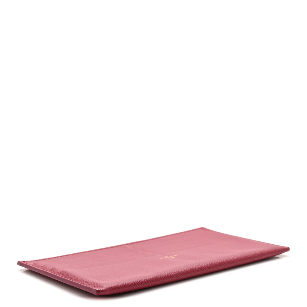 Louis Vuitton Calfskin Pochette Felicie Card Holder Insert Fuchsia