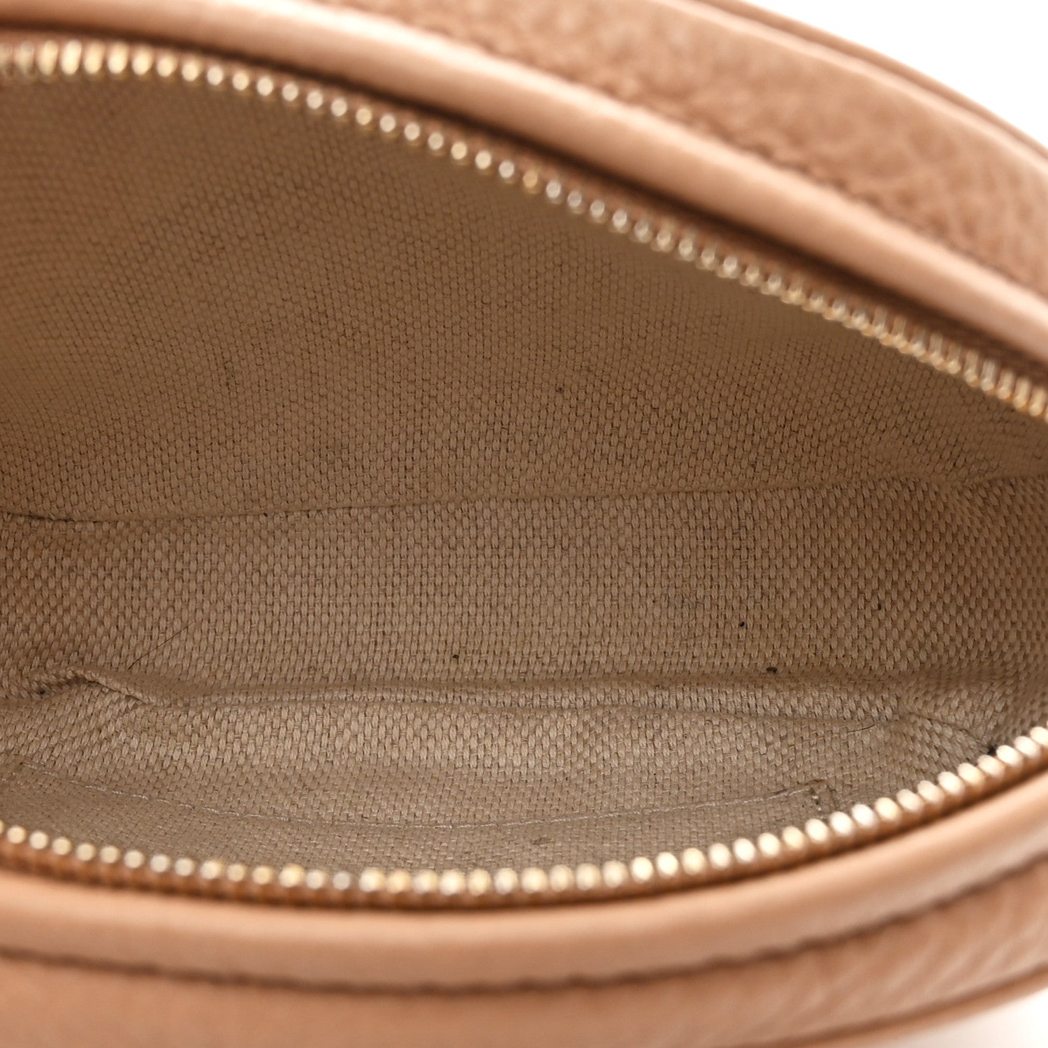 Gucci Pebbled Calfskin Mini Soho Chain Bag Camelia