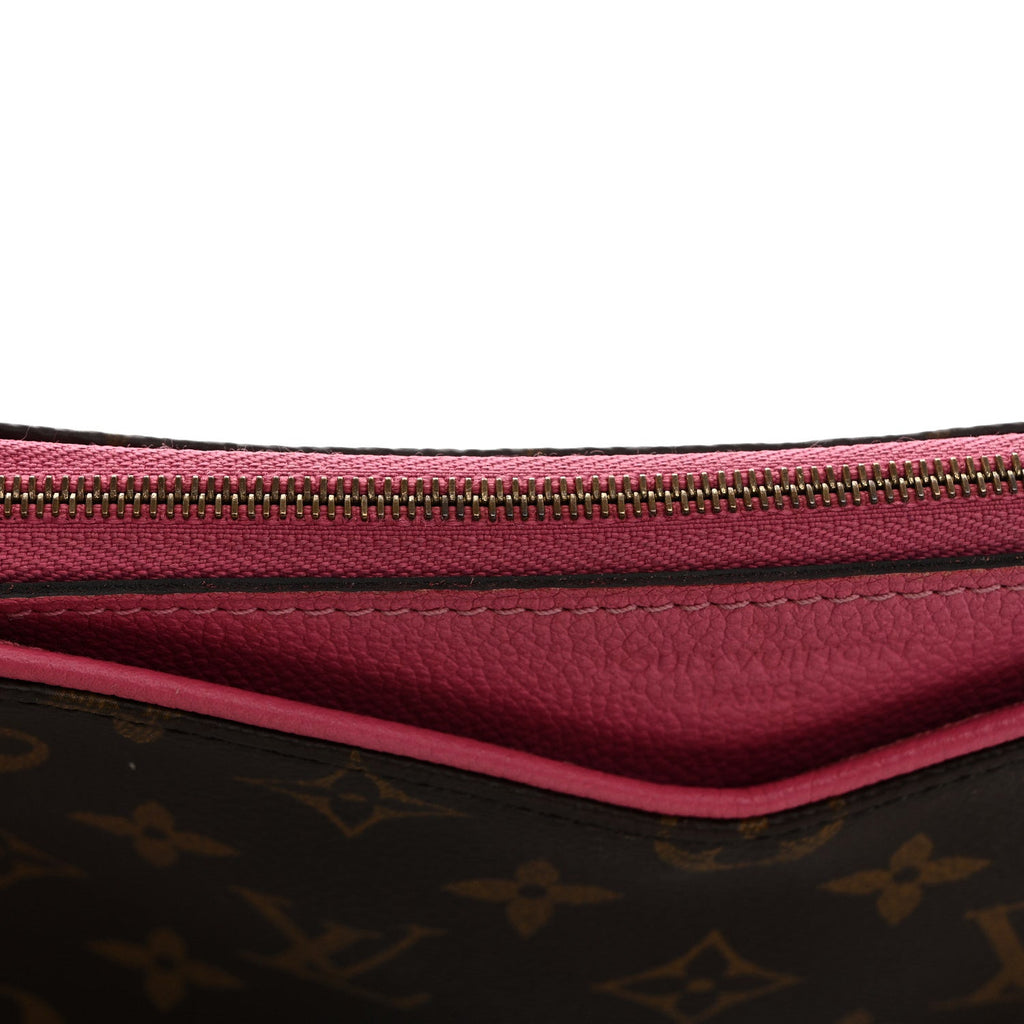 Louis Vuitton Monogram Pallas Clutch Rose Fizzy