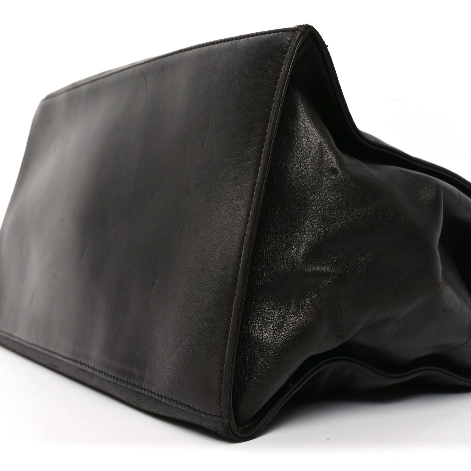 Chanel Lambskin CC Shoulder Bag Black