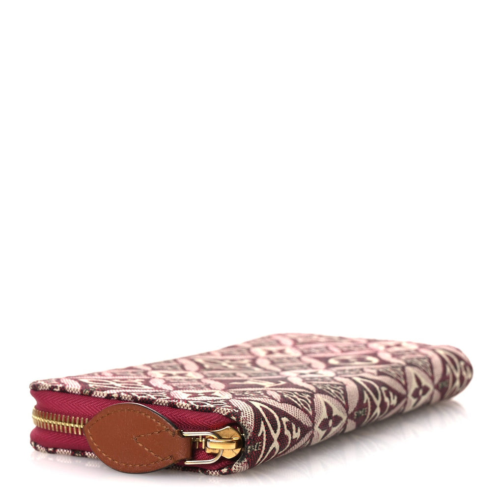 Louis Vuitton Jacquard Since 1854 Zippy Wallet Bordeaux