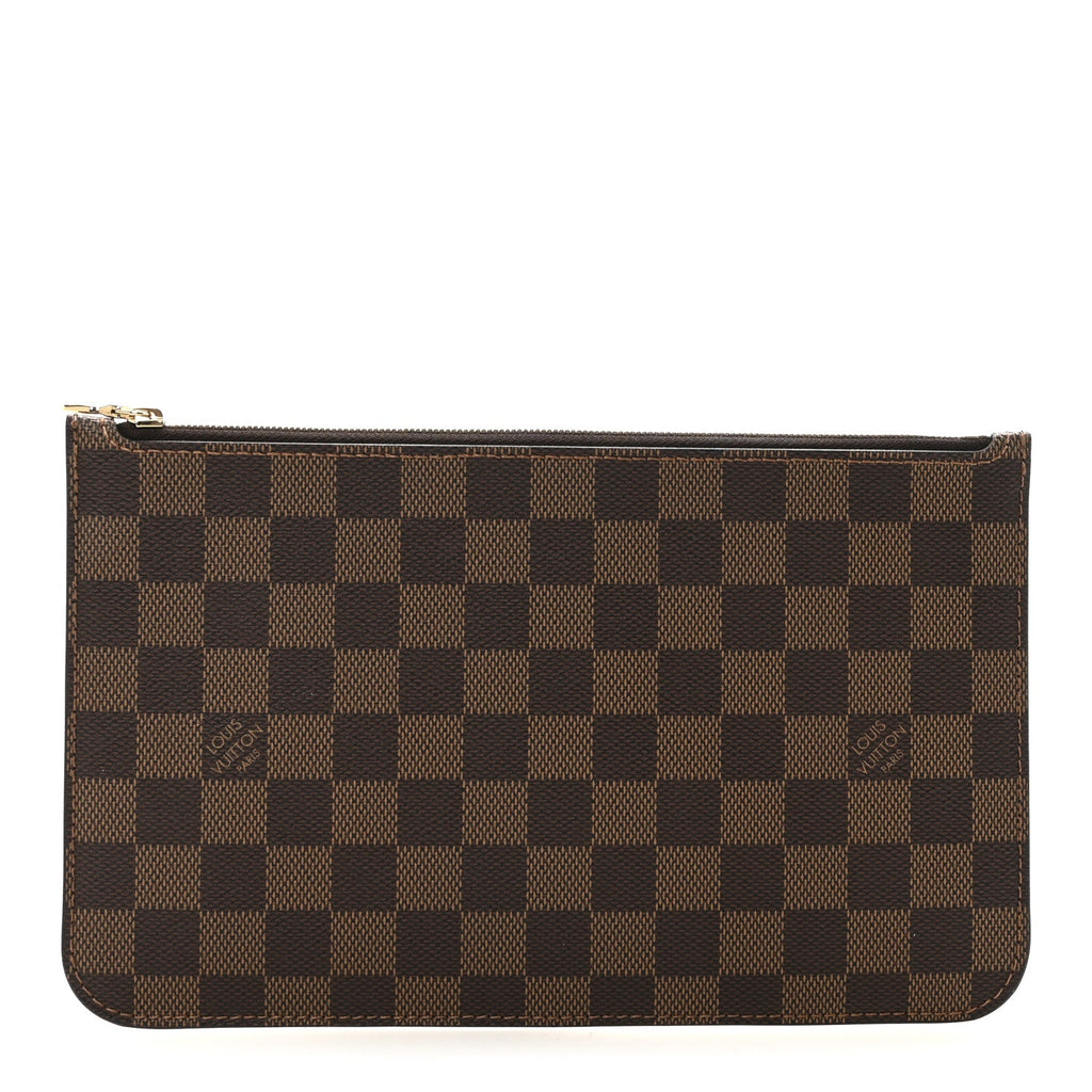 Louis Vuitton Damier Ebene Neverfull MM GM Pochette