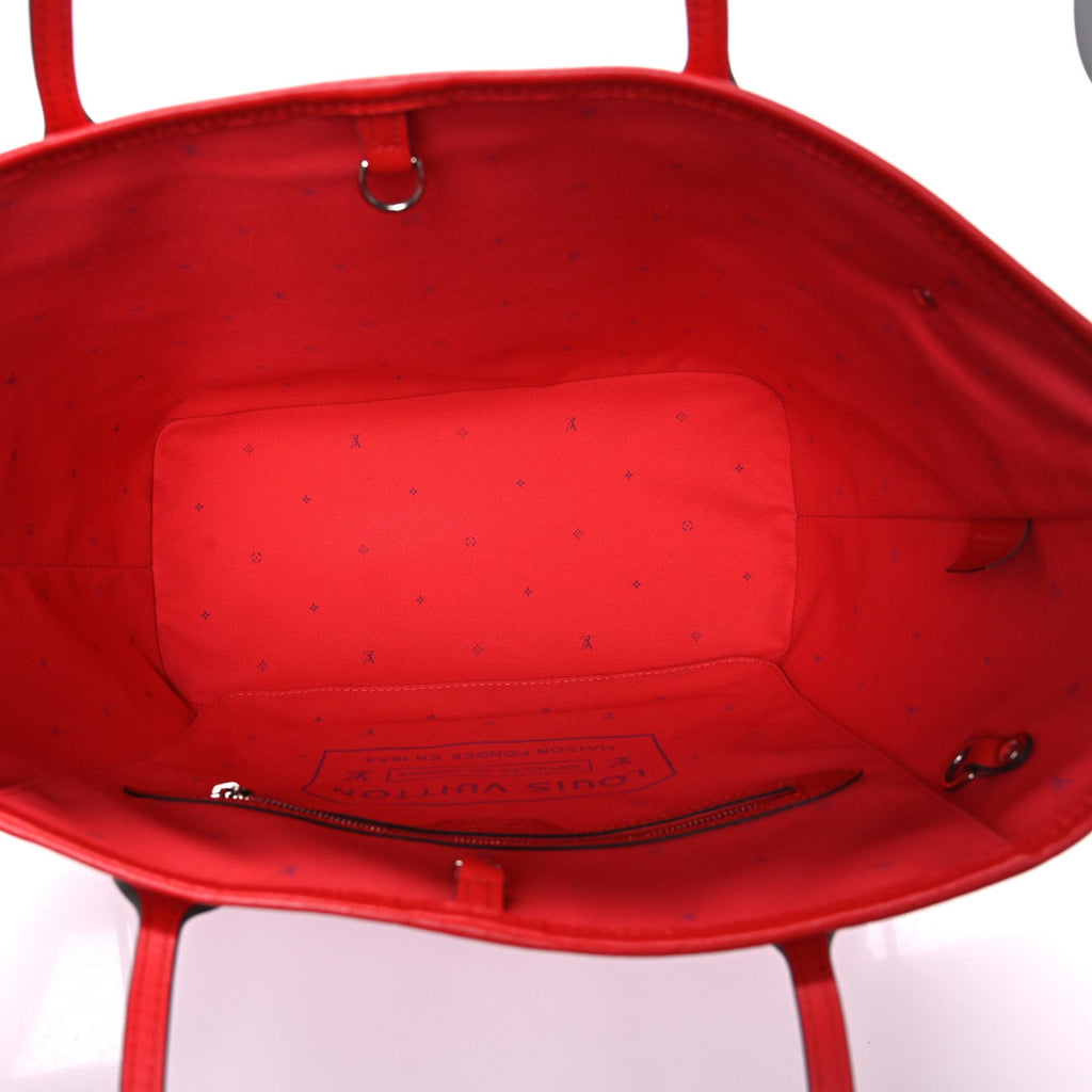 Louis Vuitton Monogram Escale Neverfull MM Rouge