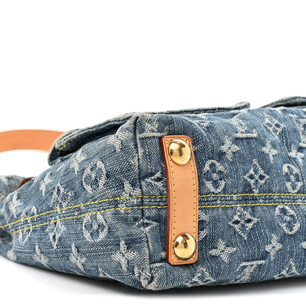 Louis Vuitton Monogram Denim Baggy PM Blue