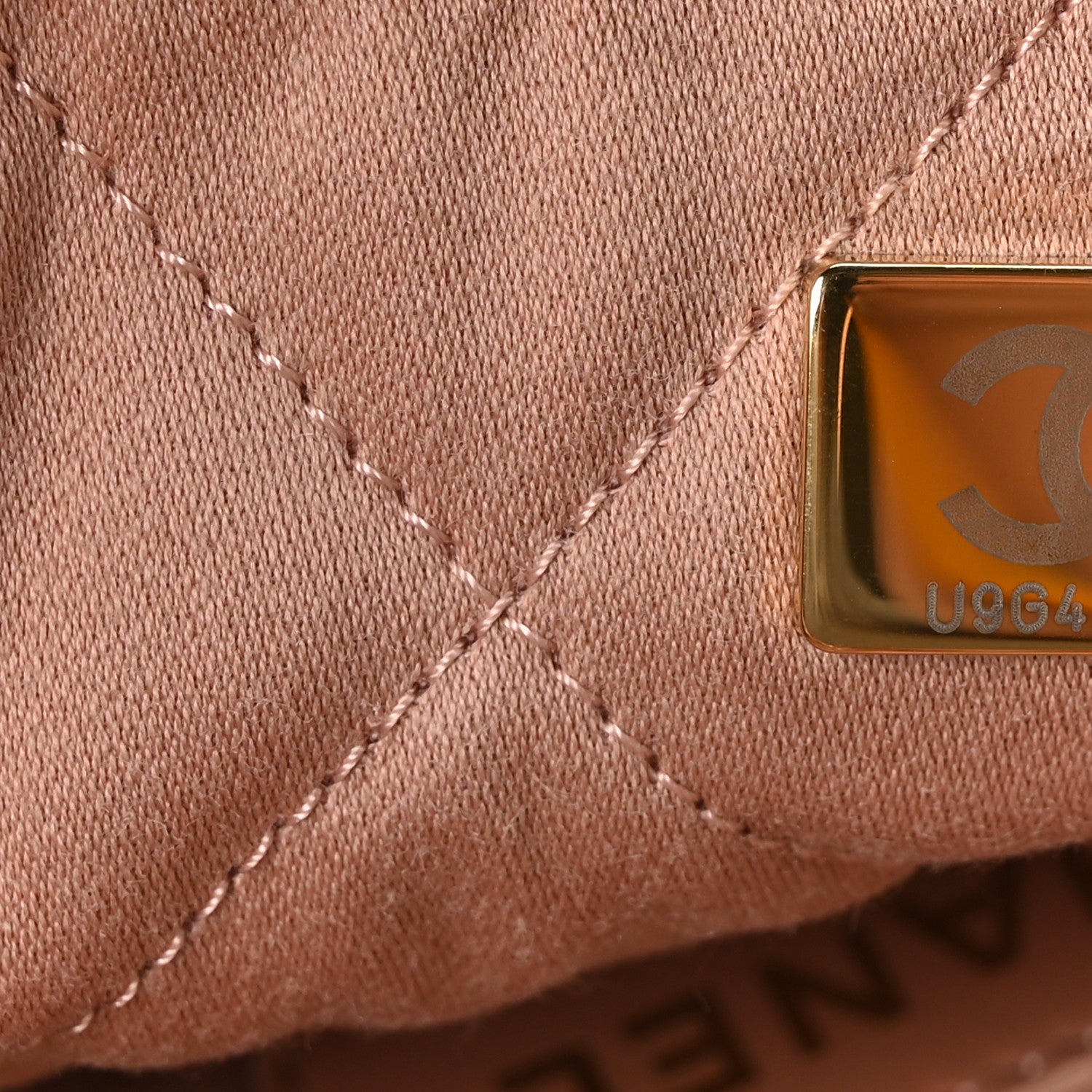 Chanel Metallic Calfskin Quilted Small Chanel 22 Pink