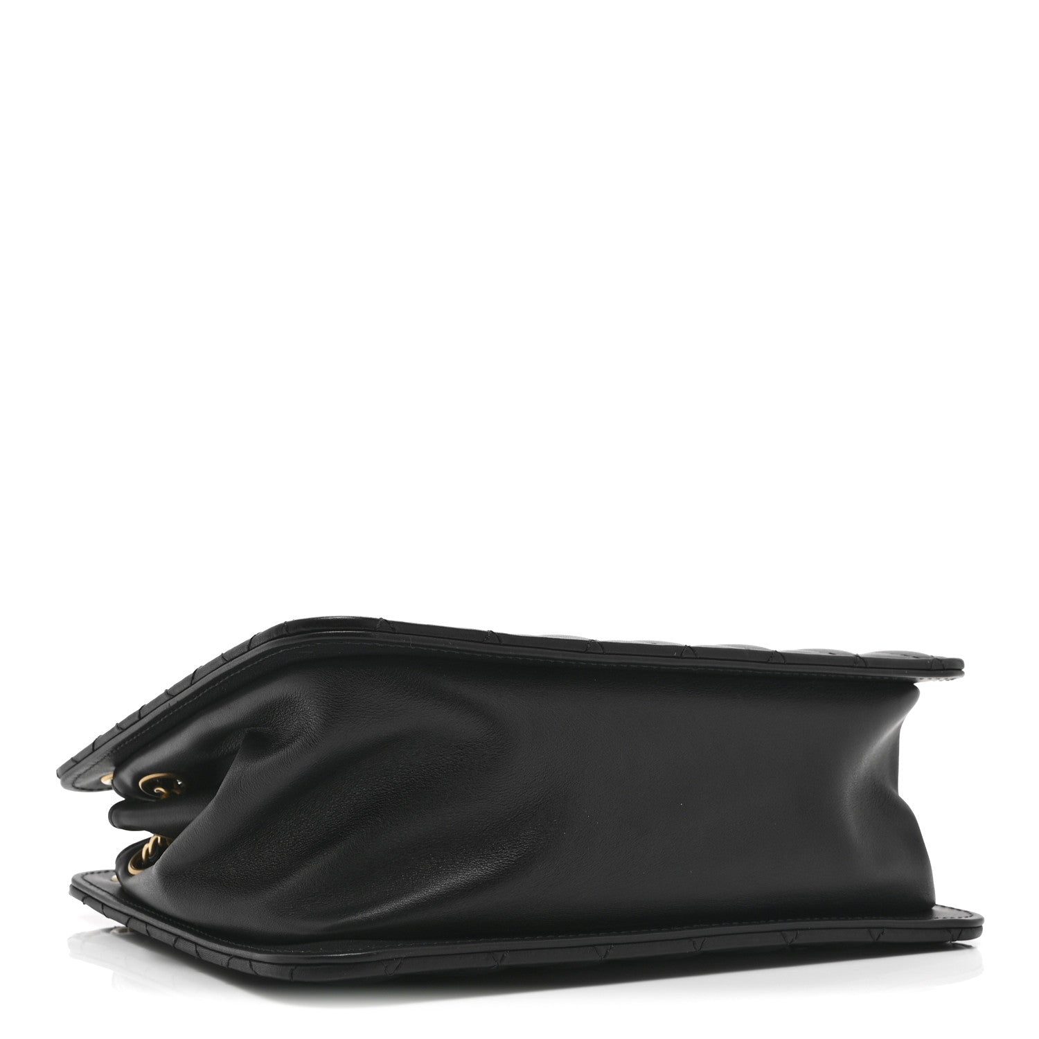 Chanel Calfskin Quilted CC Chain Accordion Tote Black
