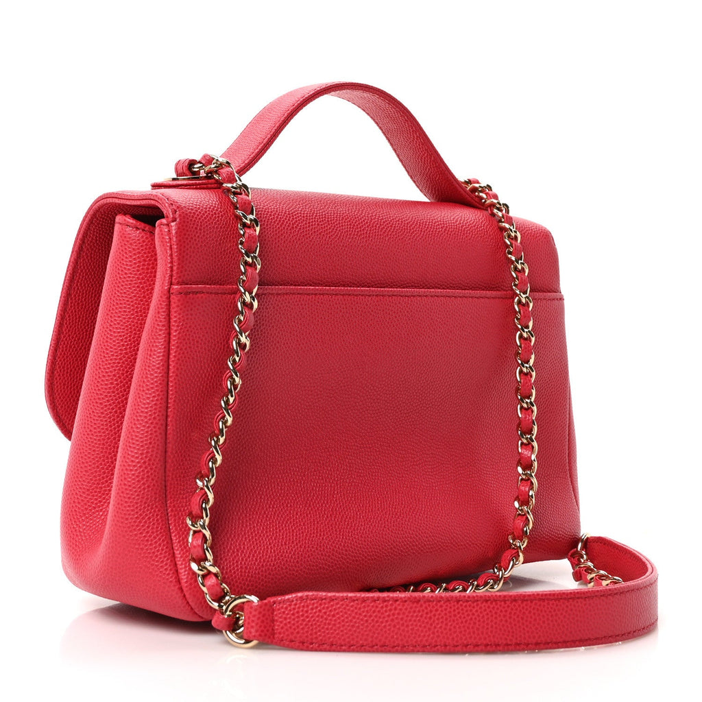 Chanel Caviar Quilted Small Business Affinity Flap Pink