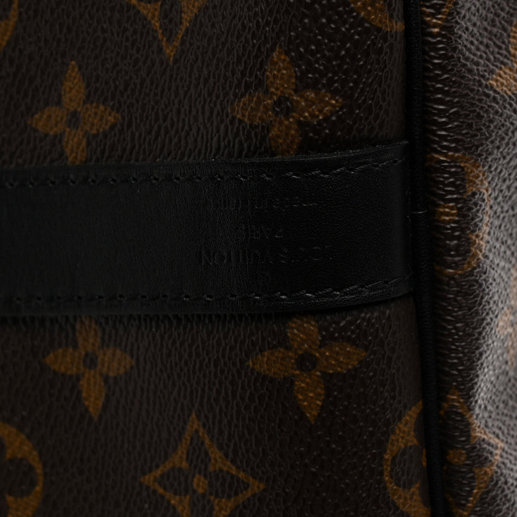 Louis Vuitton Monogram Macassar Keepall Bandouliere 55