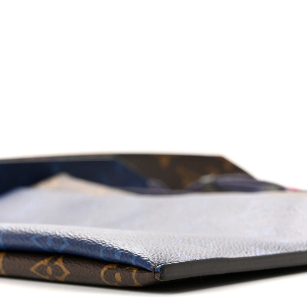 Louis Vuitton Monogram Small Outdoor Pouch Pacific Blue