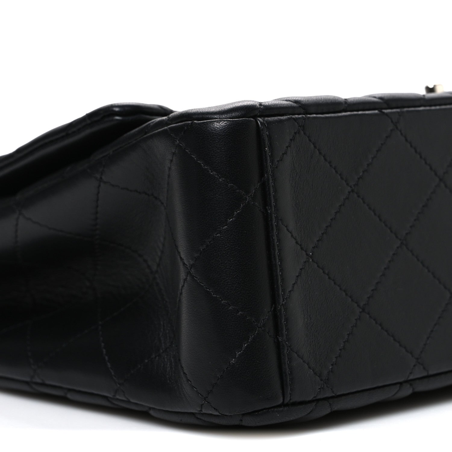 Chanel Lambskin Quilted Maxi Single Flap Black