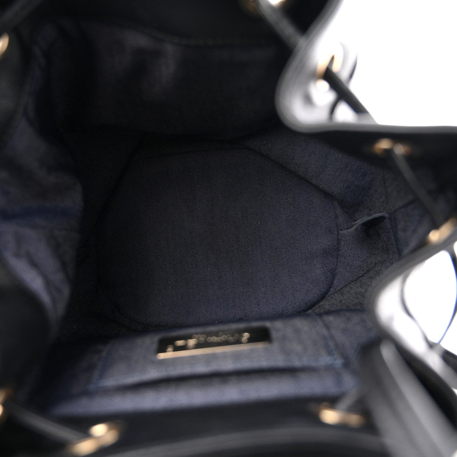 Chanel Lambskin CC Mania Backpack Black