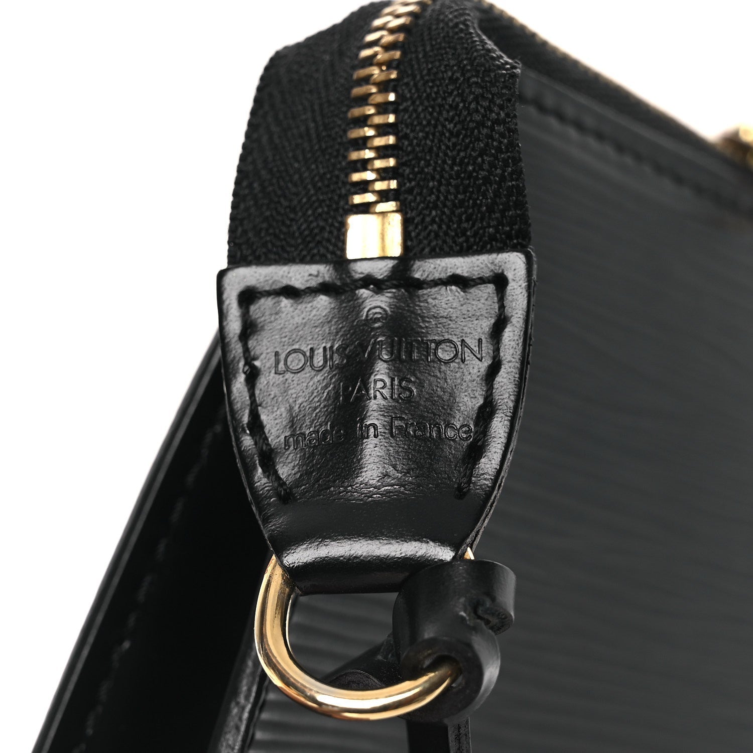 Louis Vuitton Epi Pochette Accessories 24 Black