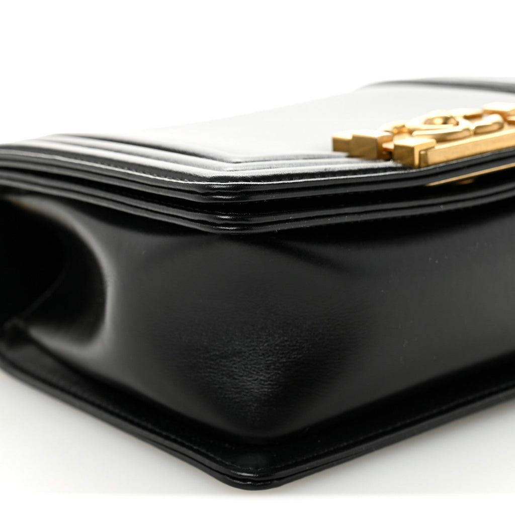 Chanel Calfskin Mini Boy Flap Black