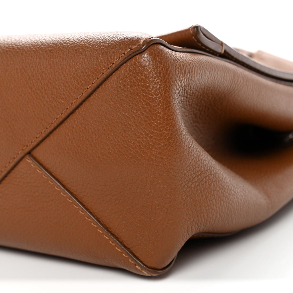 Louis Vuitton Soft Calfskin Lockme II Top Handle Cognac