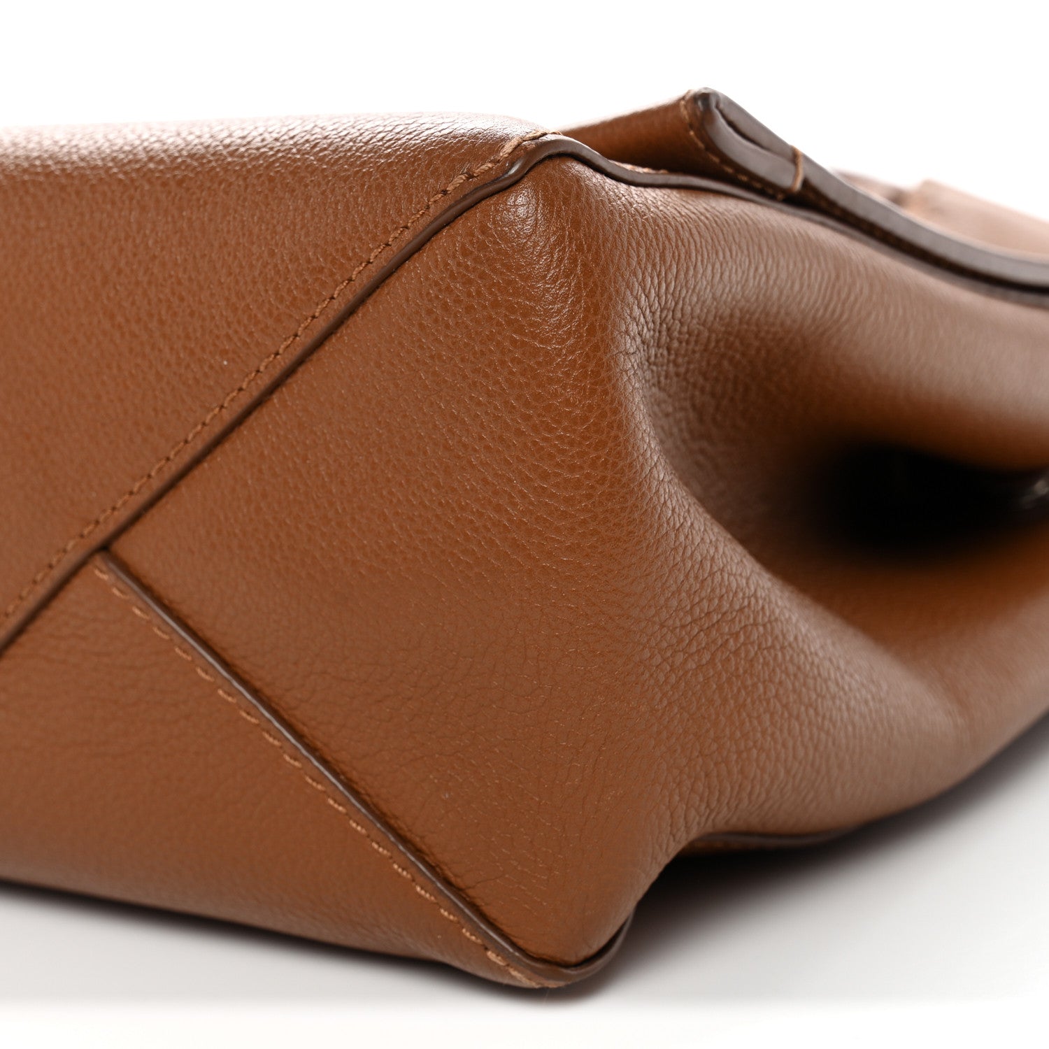 Louis Vuitton Soft Calfskin Lockme II Top Handle Cognac