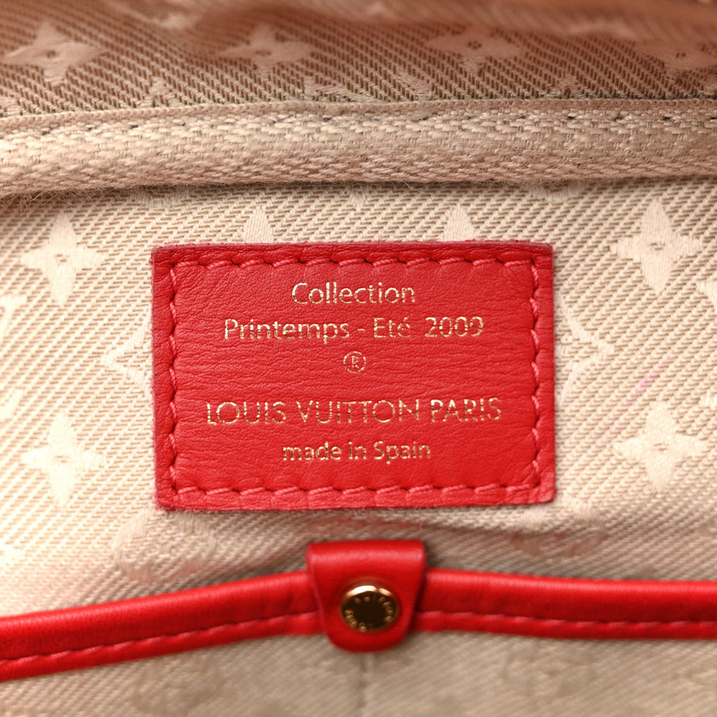 Louis Vuitton Supple Calfskin Paname Take Off Flight Overseas Bag Red
