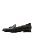 Gucci Calfskin Womens Horsebit Loafers 35.5 Black