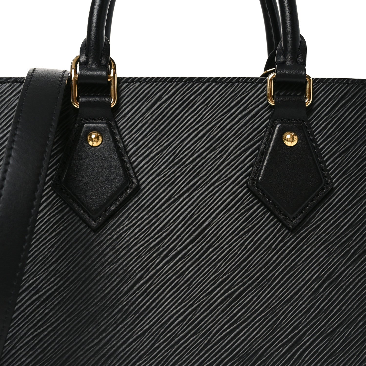 Louis Vuitton Epi Sac Plat BB Black