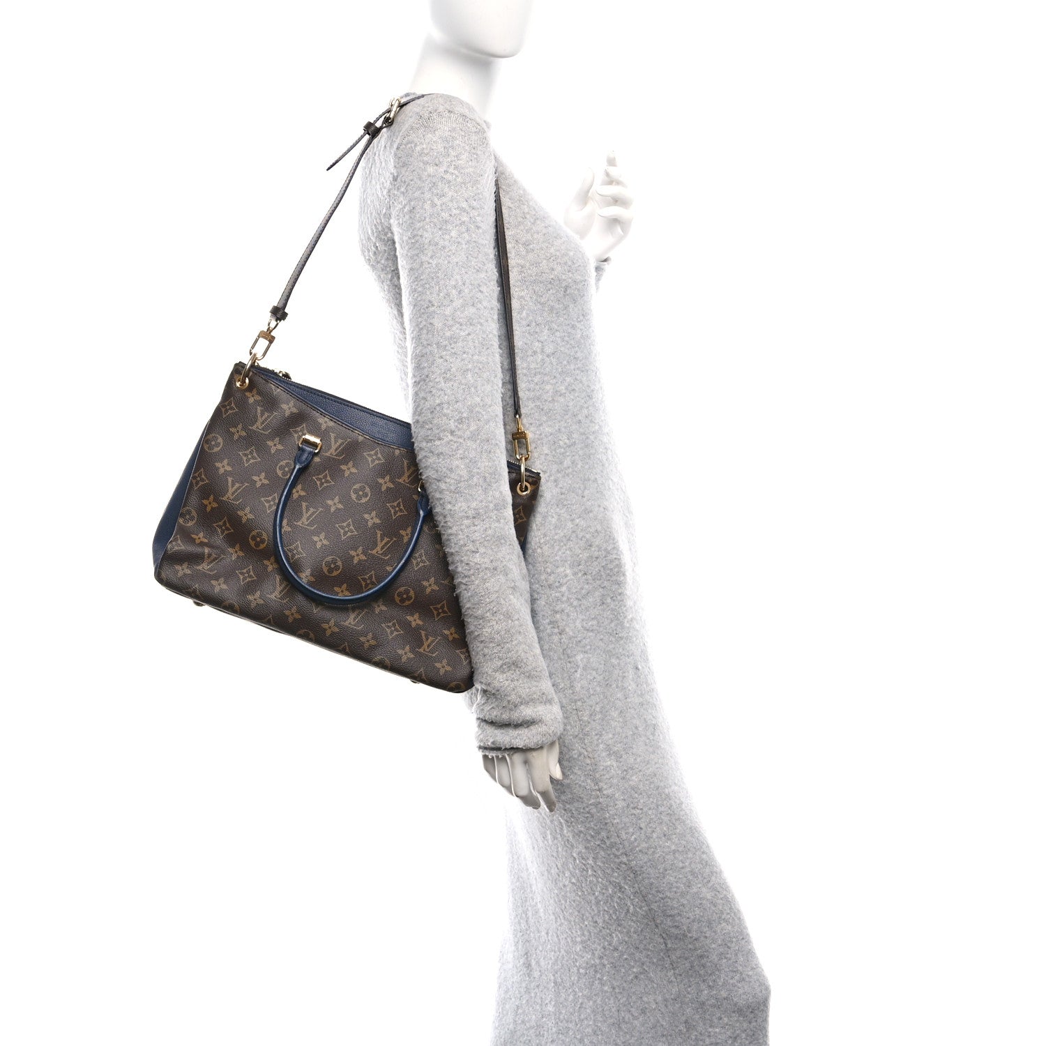 Louis Vuitton Monogram Pallas Blue Marine