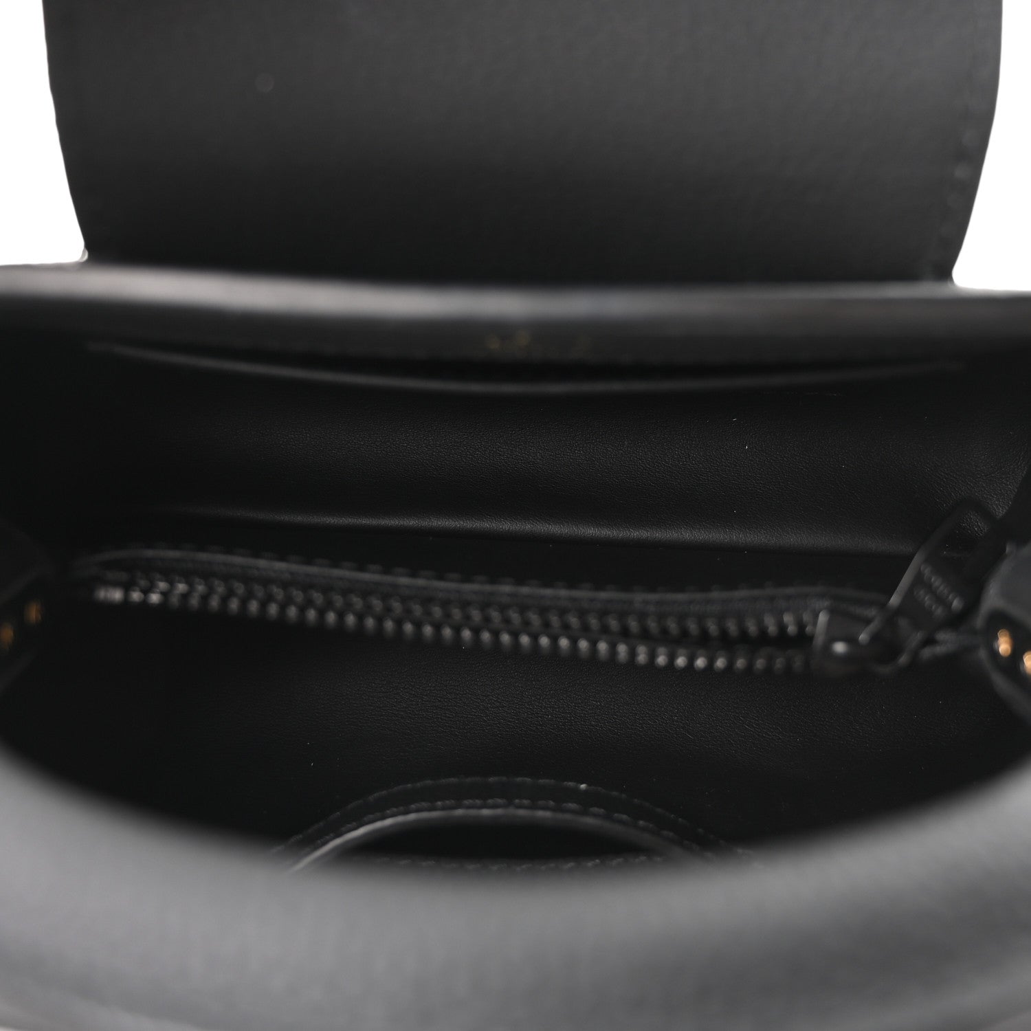 Louis Vuitton Matte Taurillon Capucines East West Mini All Black