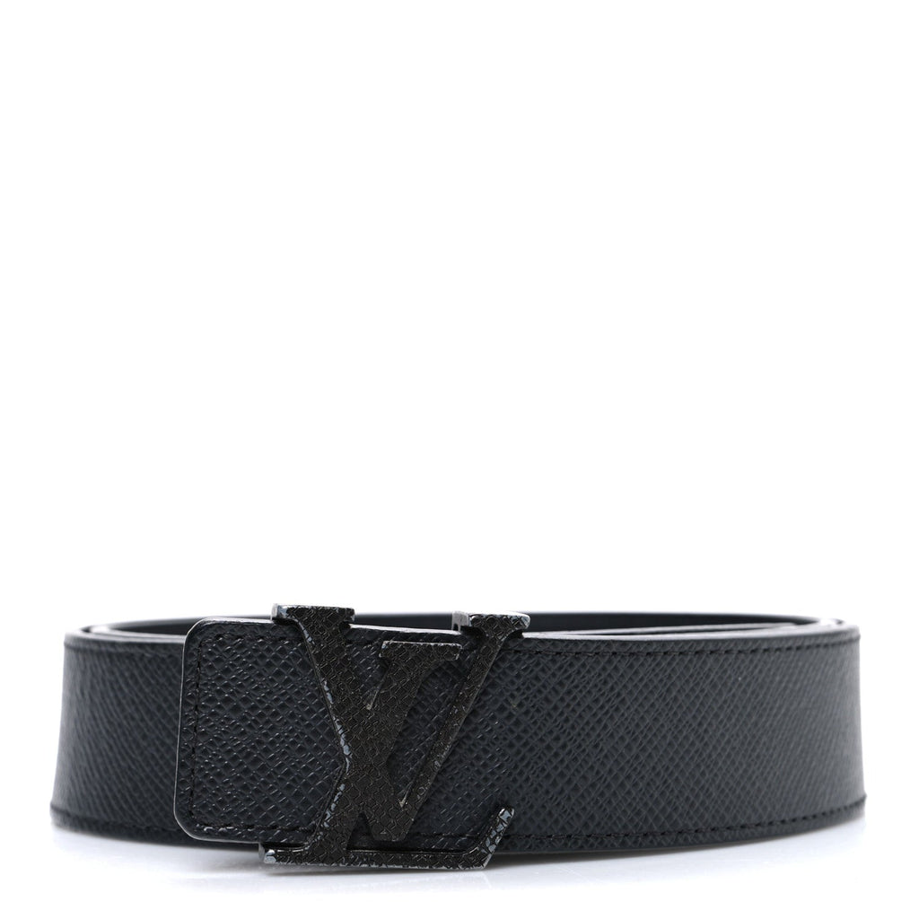 Louis Vuitton Taiga 35mm LV Initiales Belt 85 34 Ardoise
