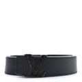 Louis Vuitton Taiga 35mm LV Initiales Belt 85 34 Ardoise