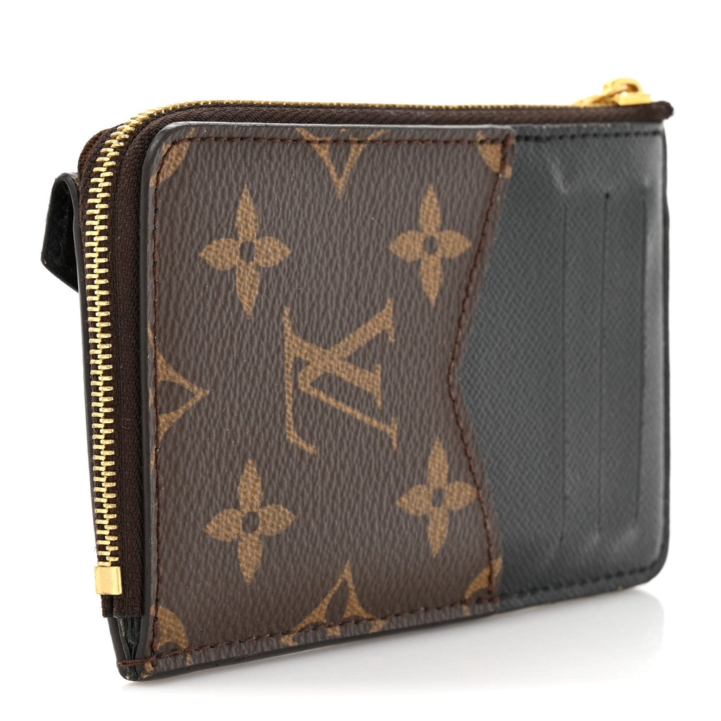 Louis Vuitton Monogram Recto Verso Card Holder Black