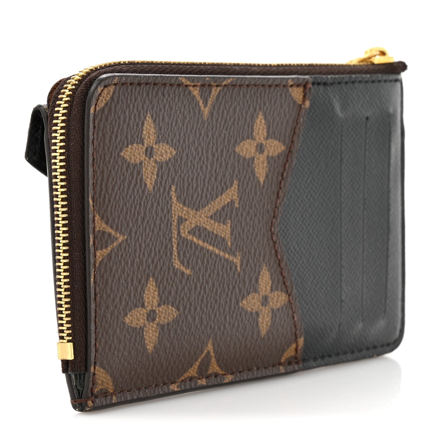Louis Vuitton Monogram Recto Verso Card Holder Black