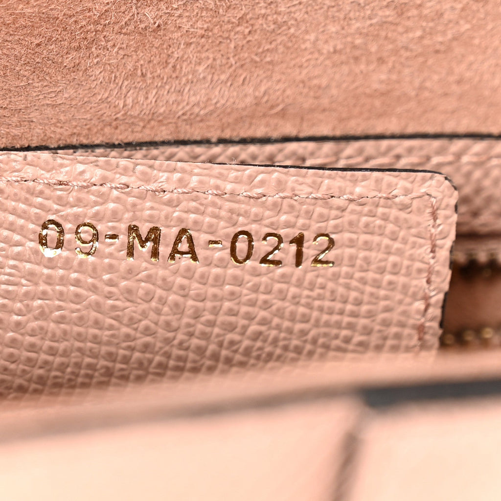 Christian Dior Calfskin Saddle Bag Pink