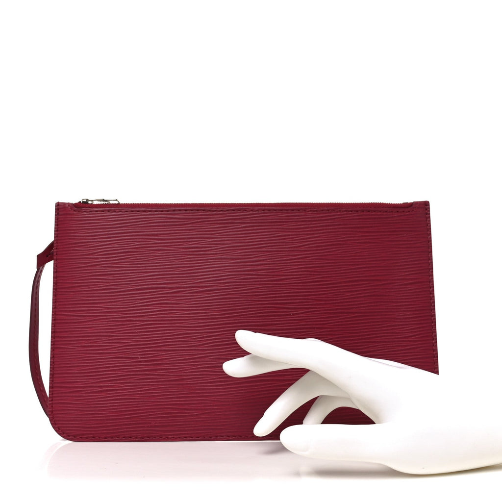 Louis Vuitton Epi Neverfull MM GM Pochette Fuchsia