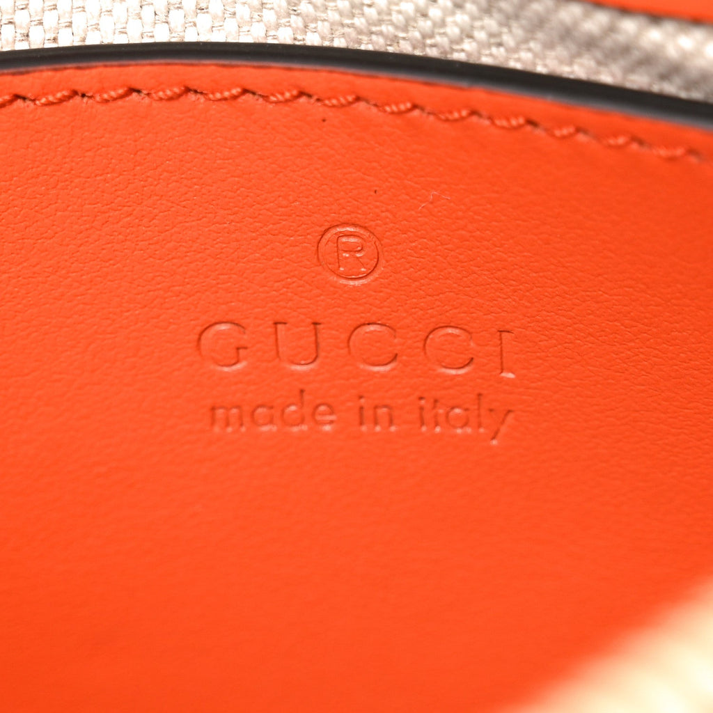 Gucci Calfskin GG Matelasse Chain Handbag Deep Orange Natural