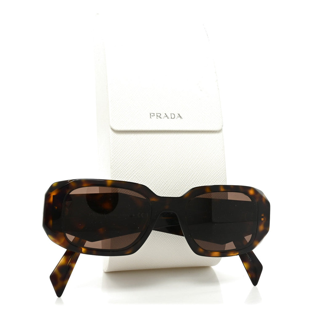Prada Acetate Symbole Sunglasses SPR 17W Havana