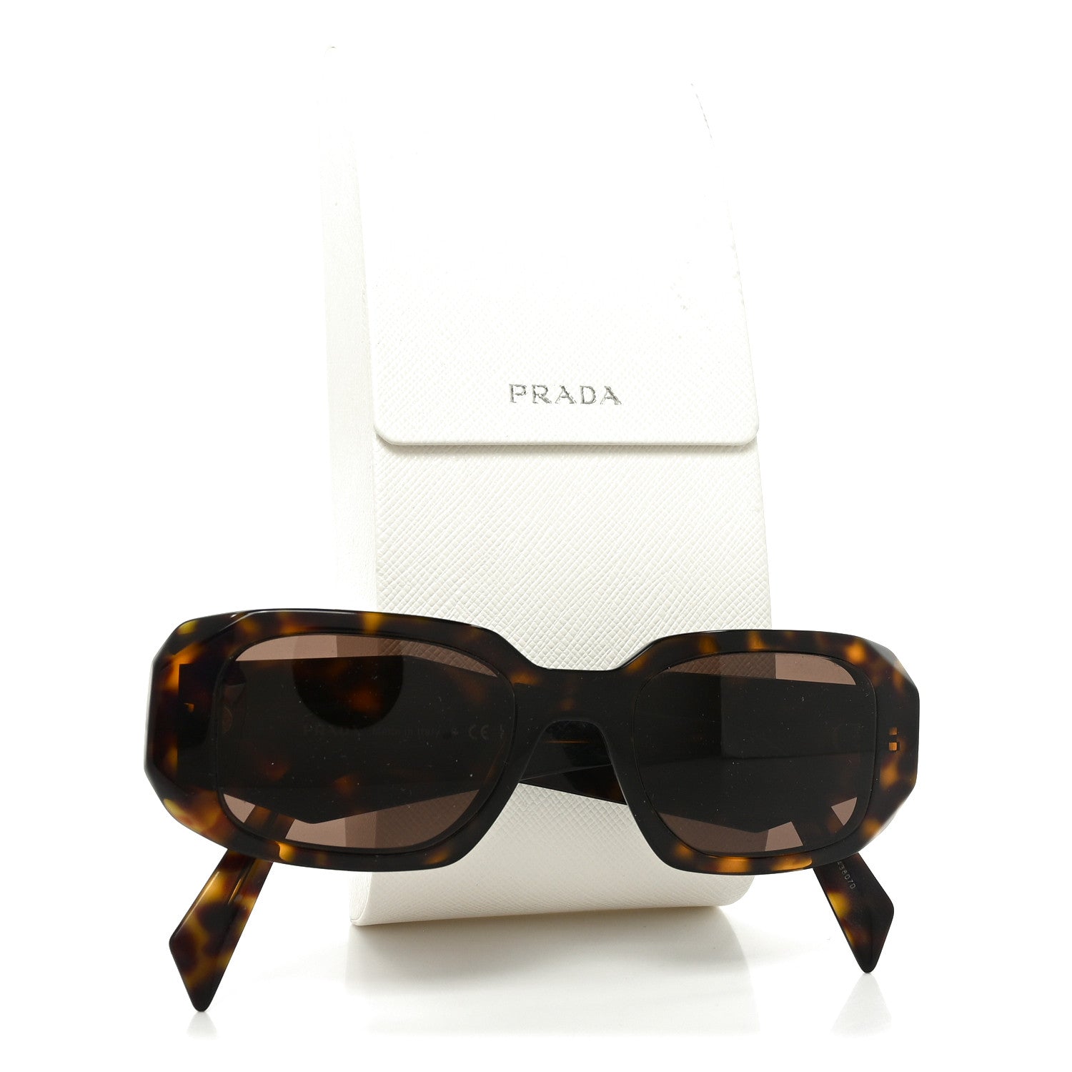 Prada Acetate Symbole Sunglasses SPR 17W Havana