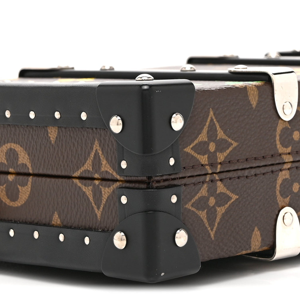 Louis Vuitton Monogram Wallet Trunk Black Multicolor